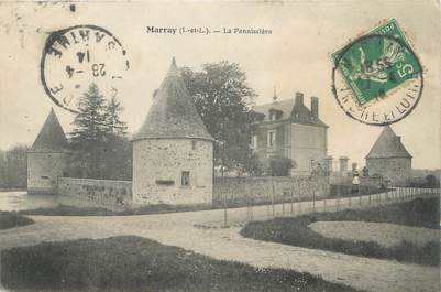 .CPA  FRANCE 37 "Marray, La Pennissière"