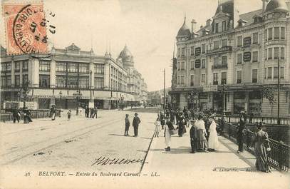 CPA FRANCE 90 "Belfort, Entrée du Boulevard Carnot"