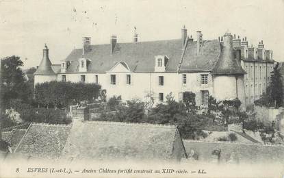.CPA  FRANCE 37 "Esvres, Ancien Château fortifié"