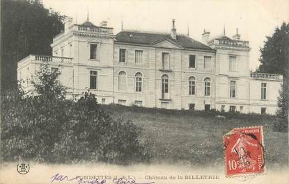 .CPA  FRANCE 37 "Fondettes, Château de la Billetrie"
