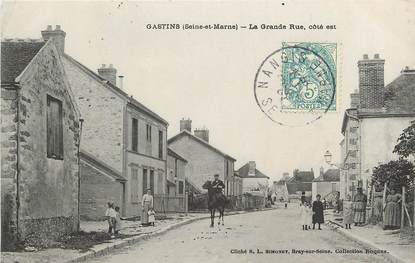 CPA FRANCE 77  "Gastins, la grande rue"