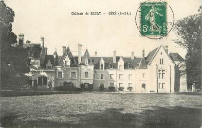 .CPA  FRANCE 37 "Céré, Château de Razay"
