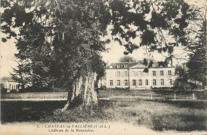 .CPA  FRANCE 37 "Château La Vallière, Château de  la Roussière"