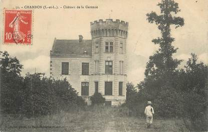 .CPA  FRANCE 37 "Chambon, Château de la Garenne"