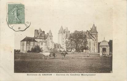 .CPA  FRANCE 37 "Le Coudray Montpensier, Le château"