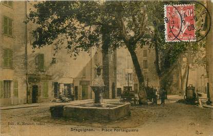 CPA FRANCE 83 "Draguignan, Place Portaiguière"