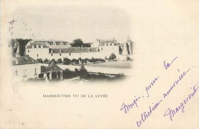 .CPA  FRANCE 37 "Marmoutier, Vue de la levée"