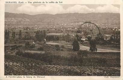 .CPA FRANCE "Duravel, Vue générale  de la Vallée du Lot"