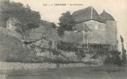 .CPA FRANCE 46 "Creyssse, Le château"