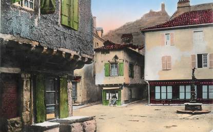 .CPSM  FRANCE 46 " St Céré,  Vieilles maisons et tours de St Laurent"