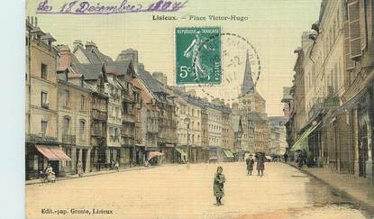 CPA FRANCE 14 "Lisieux, Place Victor Hugo "