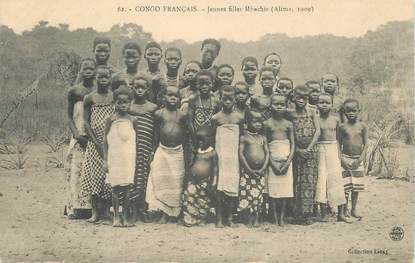 CPA CONGO "Jeunes filles Mbochis, 1909"
