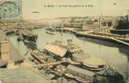 29 Finistere CPA FRANCE 29 "Brest, le port de guerre et la Ville"