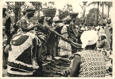 CPSM CONGO  BELGE "Léopoldville, le grand marché"