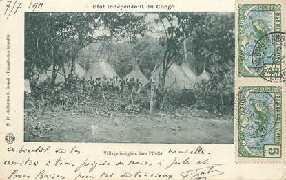 CPA CONGO BELGE "Village indigène dans l'Uellé"