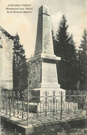 .CPA  FRANCE 21 "L'Etang Vergy, Monument aux morts"