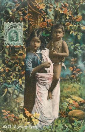 CPA   SRI LANKA  " Enfants"