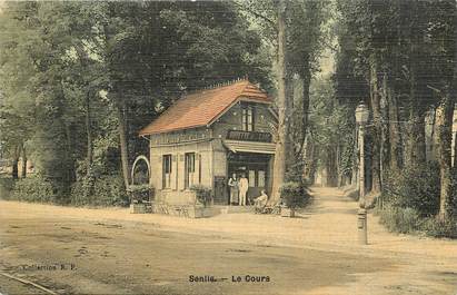 CPA FRANCE 60 "Senlis, le Cours, Buvette de la gare"