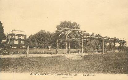 .CPA  FRANCE  47 " Fonfrède, Castelmoron sur Lot, La Roseraie"