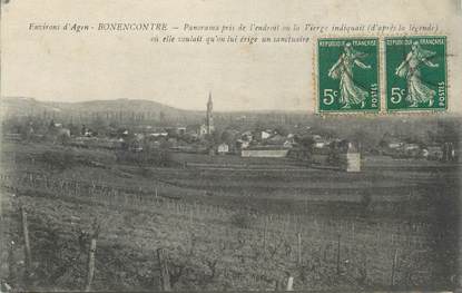 .CPA  FRANCE  47 "Bonencontre, Panorama"