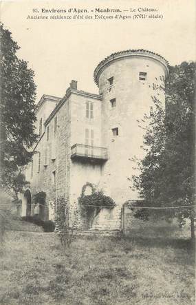 .CPA  FRANCE  47 "Monbran, Le Château"