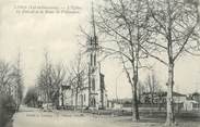 47 Lot Et Garonne .CPA  FRANCE  47 "Libos,  L'église et la route de Villeneuve"