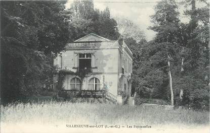 .CPA  FRANCE  47 "Villeneuve sur Lot, Les fontanelles"