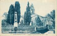 47 Lot Et Garonne .CPA  FRANCE  47 "Loubès Bernac, L'église et le monument aux morts"