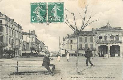 .CPA  FRANCE  47 "Tonneins, Place du Château et Rue Gambetta"