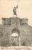 .CPA  FRANCE  47 "Saint Pastour, Porte de ville et statue Jeanne d'Arc"