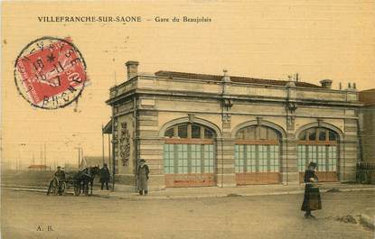 CPA FRANCE 69 "Villefranche sur Saone, la gare du  Beaujolais"