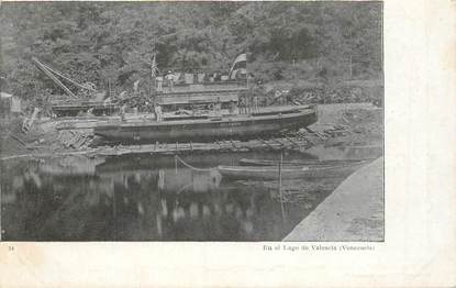 CPA  VENEZUELA   "En el Lago de Valencia"