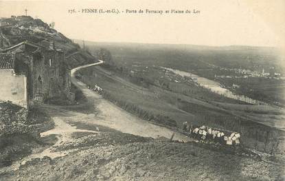 .CPA  FRANCE  47 "Penne, Porte de Ferracap et Plaine du Lot"
