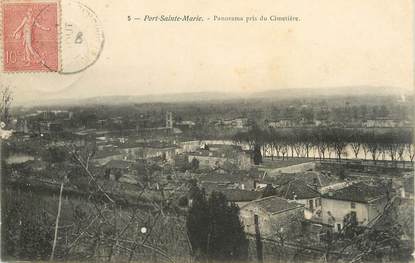 .CPA  FRANCE  47 "Port Ste Marie, Panorama"