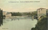 47 Lot Et Garonne .CPA FRANCE "Villeneuve sur Lot, Moulin de Madame, Château de Massanès"