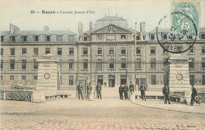 CPA FRANCE 76 "Rouen , la caserne Jeanne d'Arc"