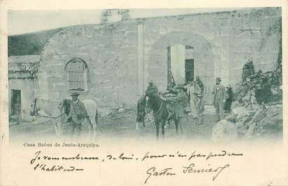  CPA PEROU   " Casa Banos de Jesus, Arequipa"