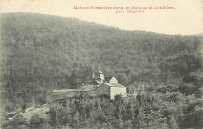 .CPA  FRANCE 48 "Bois de la Loubière près Bagnols, Maison forestière"