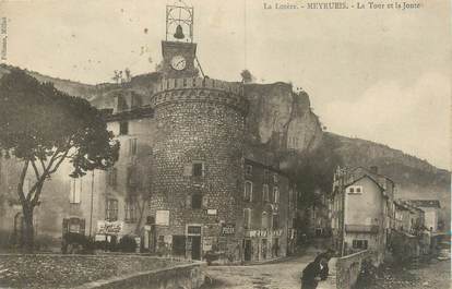 .CPA  FRANCE 48 "Meyrueis, La tour et la jonte"