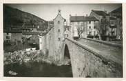 48 Lozere .CPSM  FRANCE 48 "Pont de Montvert, Le Pont sur le Tarn et le centre du pays"