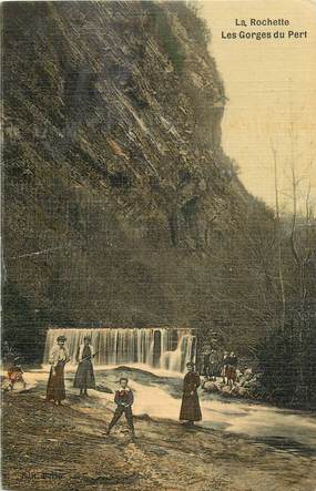 CPA FRANCE 73 "La Rochette, les Gorges du Pert"