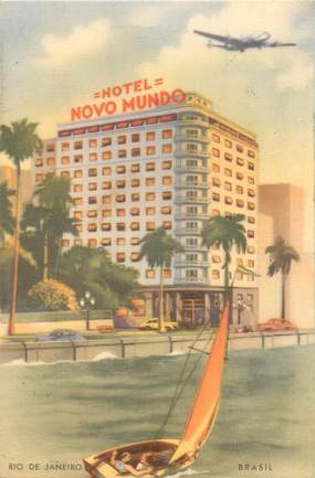   CPA BRESIL "Rio de Janeiro, Hotel Novo Mundo"