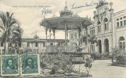   CPA BRESIL "Bahia, Jardin de la villa Operaria"