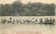 Afrique   CPA  COTE D'IVOIRE "pirogue de guerre"