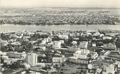   CPSM  COTE D'IVOIRE "Abidjan,  vue aérienne"