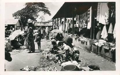   CPSM  COTE D'IVOIRE "Abidjan, le marché d'Adjamé"