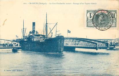 CPA SENEGAL "Saint Louis, le pont Faidherbe"