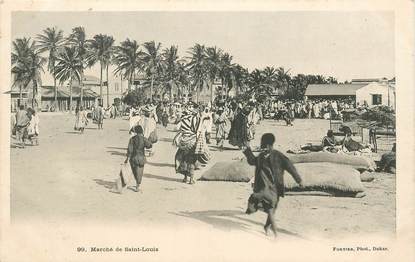 CPA SENEGAL "Le marché Saint Louis"