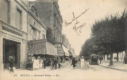 .CPA FRANCE 17 "Royan, Boulevard Botton"