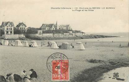 .CPA FRANCE 17 "Royan, La plage et les villas"